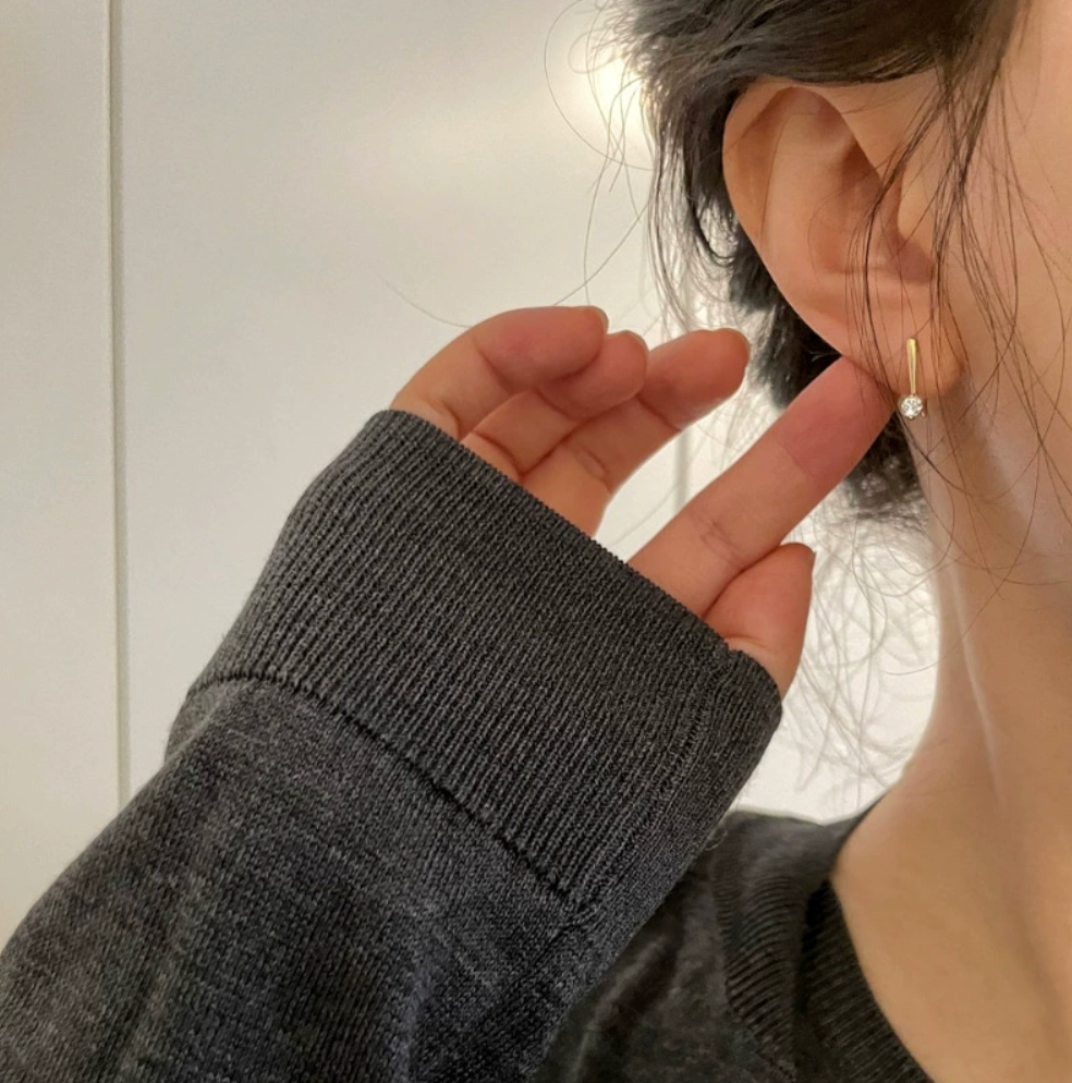 BOUCLE D'OREILLE DOWNTOWN AURA