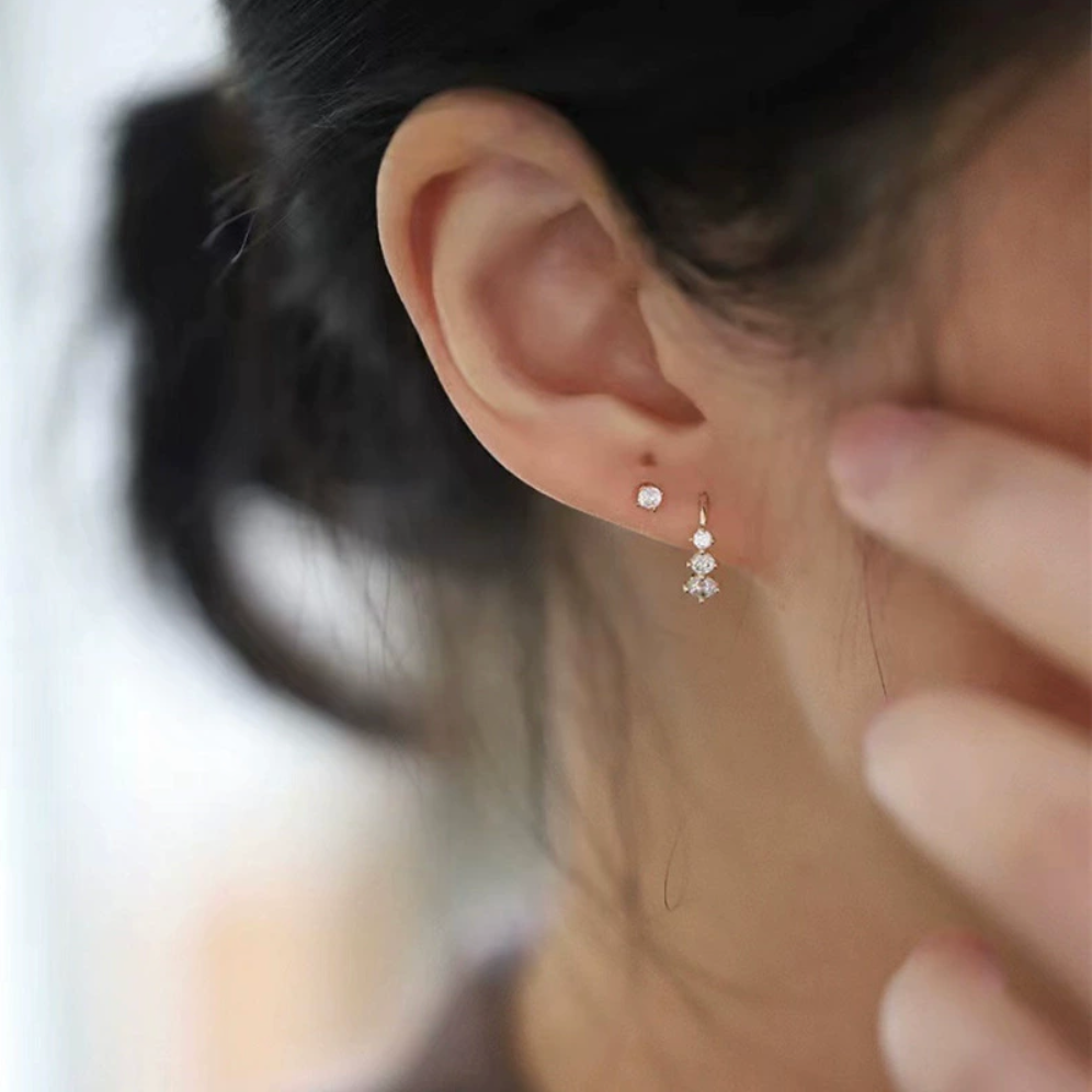 BOUCLE D'OREILLE UPTOWN MOON