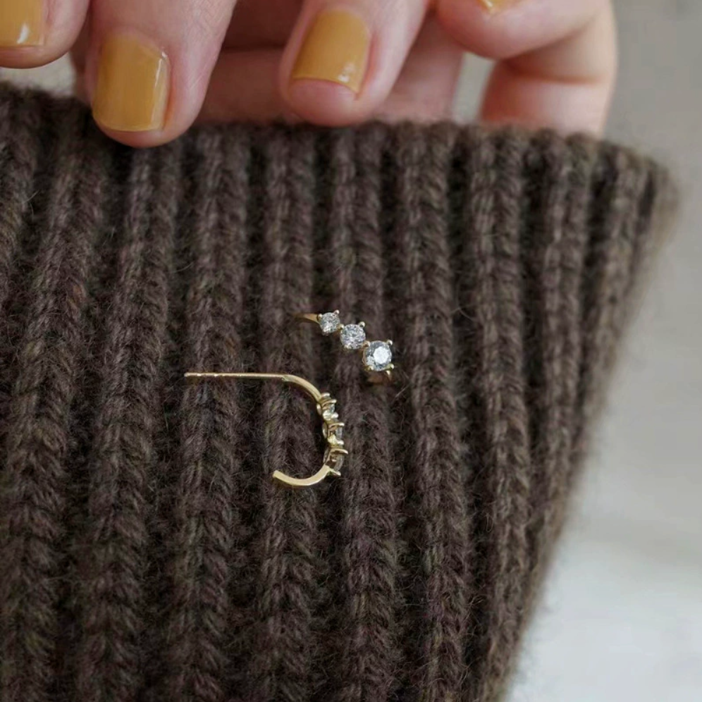 BOUCLE D'OREILLE UPTOWN MOON