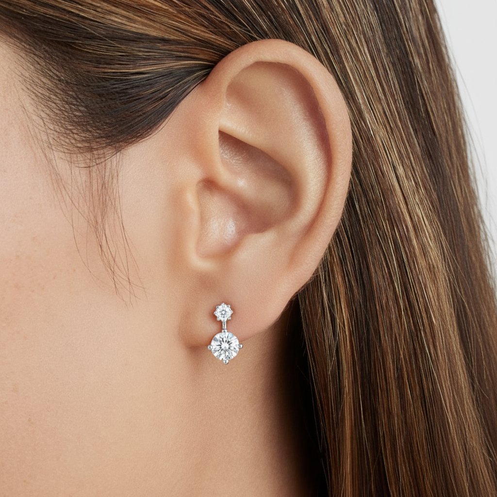 BOUCLE D'OREILLE WESTSIDE LUNE